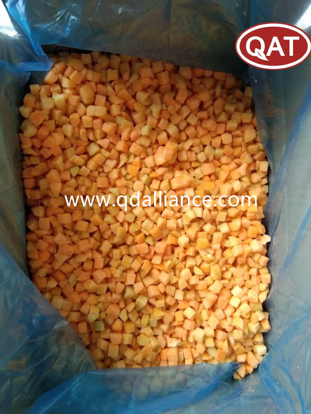 Sweet and Tasty IQF Fruits Frozen Apricot Dices with FDA