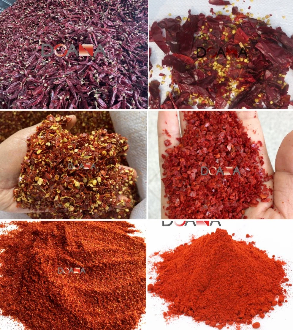 Wholesale Crushed Hot Chili Pepper Dried Red Chilli Flakes