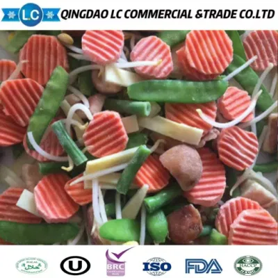 IQF Verduras mixtas congeladas Nueva cosecha Precio de fábrica de alta calidad de China