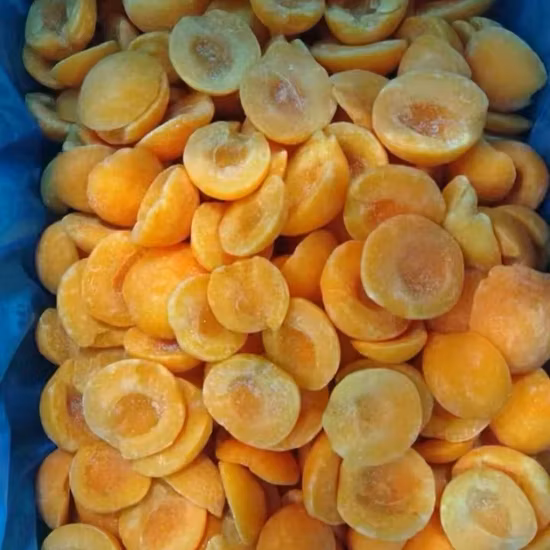 Venta al por mayor de frutas IQF a granel congeladas a la mitad para exportar desde proveedor de China