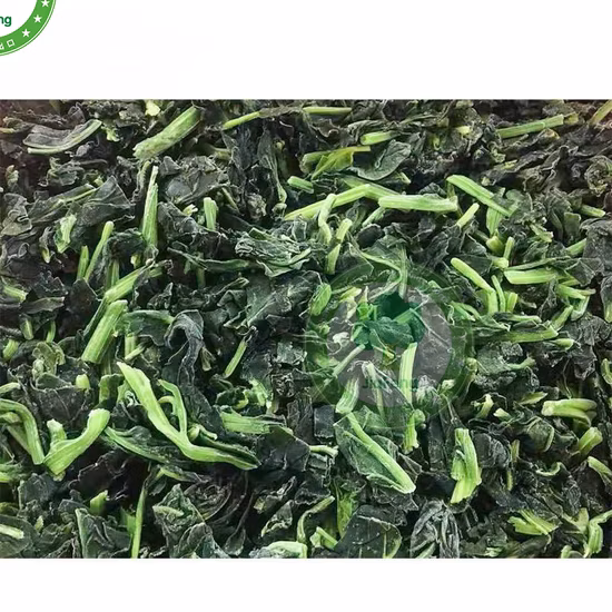Verduras Congeladas IQF Espinacas Picadas